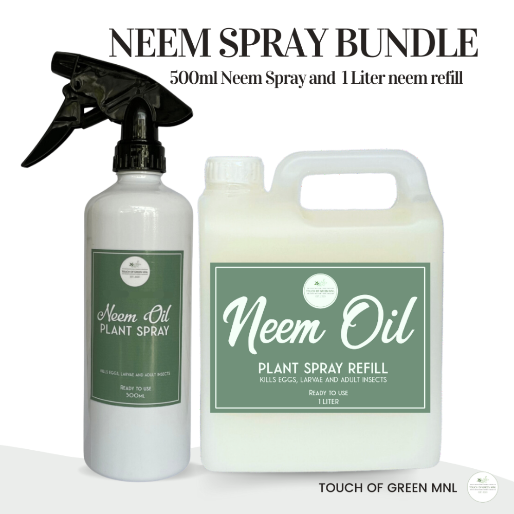 Neem plant spray bundle 1L neem refill + 500ml spray