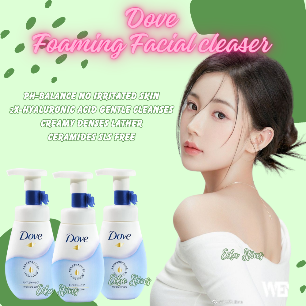Dove Moisture Care Foaming Facial Wash Cleansing 160ml