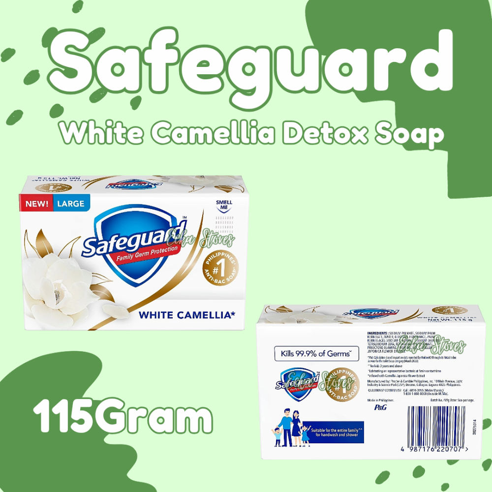 Safeguard Soap 115gram New White Camellia