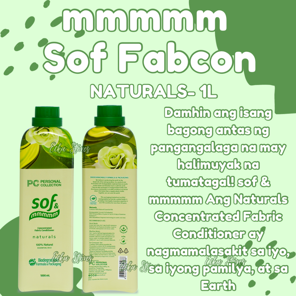 Soft Fabcon Naturals Scents 1L