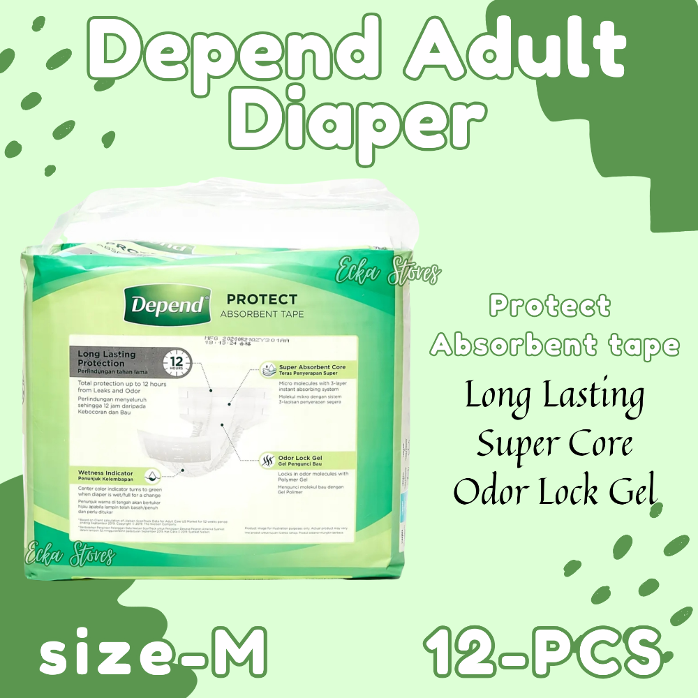 depend-protect-plus-absorbent-diaper-m-12pcs-in-1pack-195561