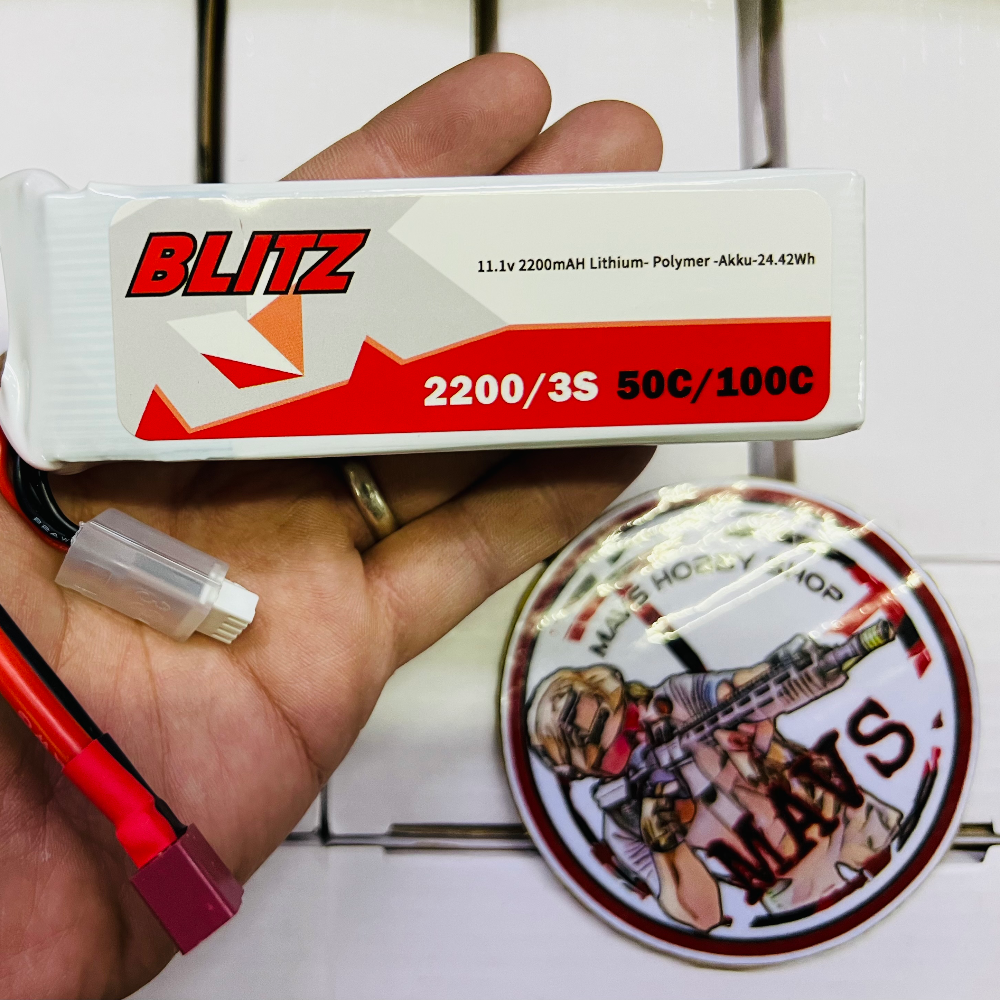 BLITZ 2200MAH 50-100C LIPO BATTERY