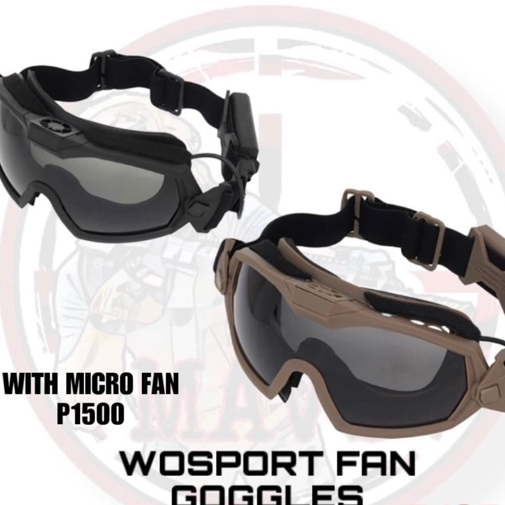 WOSPORT GOGGLES WITH FAN