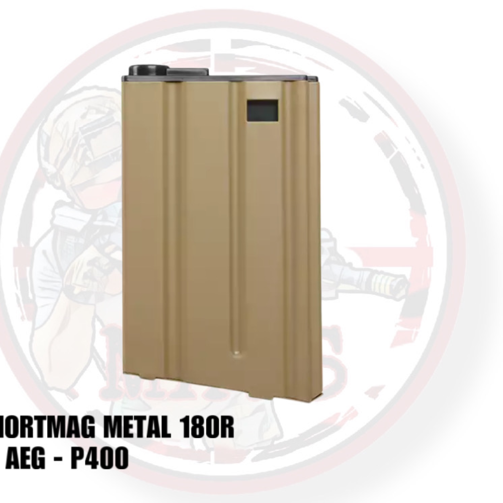 Battleaxe AEG Short Magazine Metal 180R
