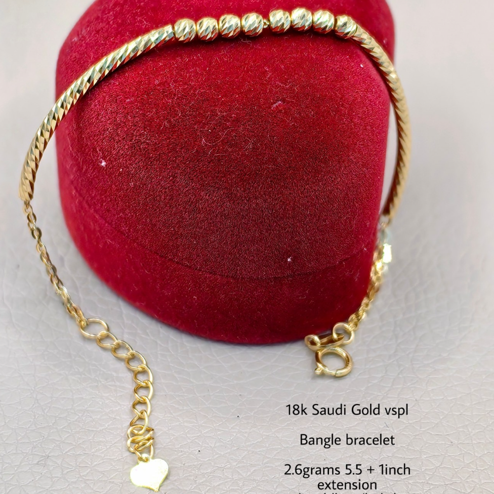 Banglet for Babies and Teens 18k Saudi Gold Pawnable