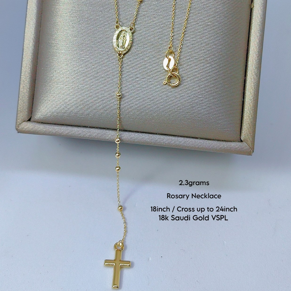 Rosary Necklace 18k Saudi Gold Pawnable