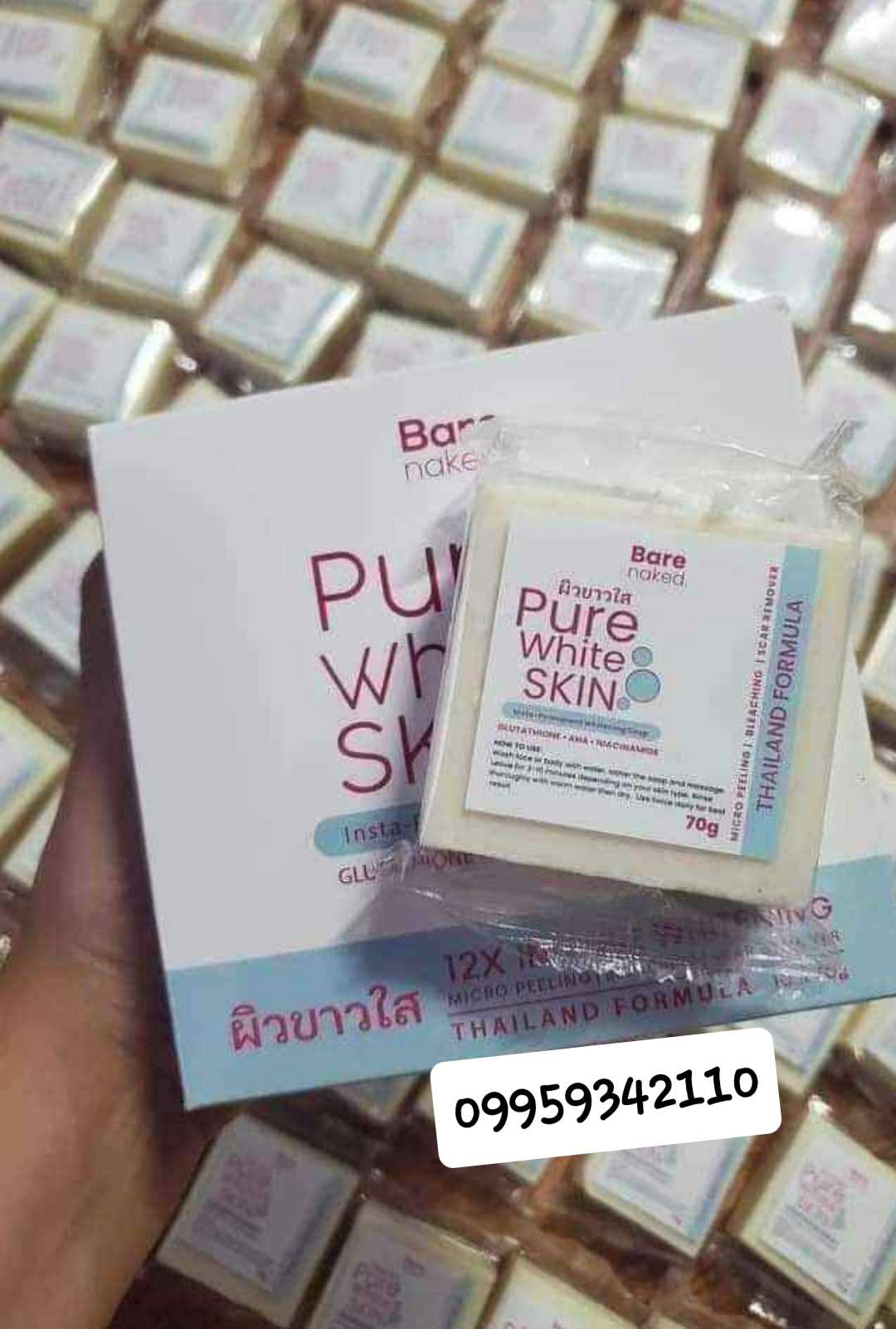 Original Pure White Skin Soap 12x whitening
